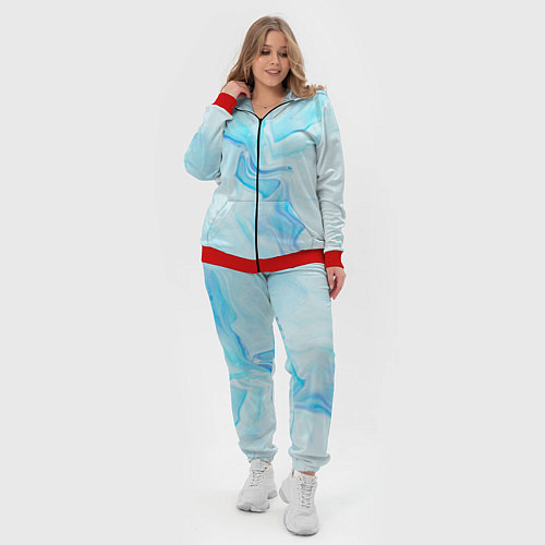 Женский костюм Ледяной туман / 3D-Красный – фото 4