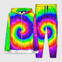 Женский 3D-костюм Тай-дай, цвет: 3D-белый