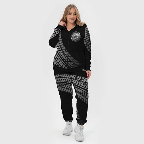 Женский костюм Chrysler tire tracks / 3D-Черный – фото 4