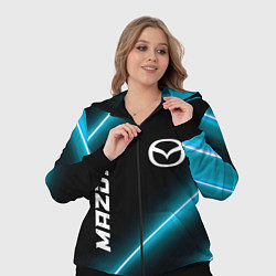 Женский 3D-костюм Mazda неоновые лампы, цвет: 3D-черный — фото 2