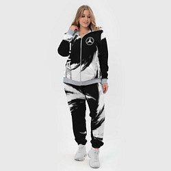 Женский 3D-костюм Mercedes benz - white color, цвет: 3D-меланж — фото 2