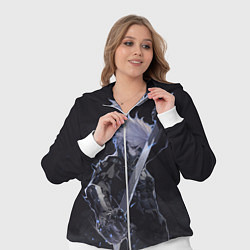 Женский 3D-костюм Metal Gear Rising - В дыму, цвет: 3D-белый — фото 2