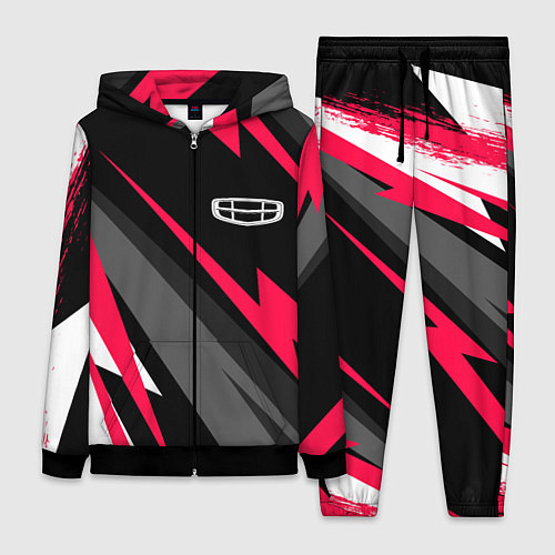 Женский костюм Geely fast lines / 3D-Черный – фото 1