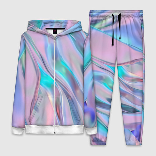 Женский костюм Атласный шёлк / 3D-Белый – фото 1