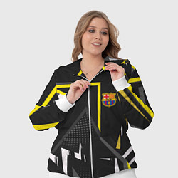 Женский 3D-костюм ФК Барселона эмблема, цвет: 3D-белый — фото 2