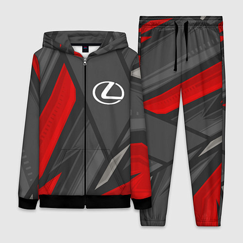 Женский костюм Lexus sports racing / 3D-Черный – фото 1