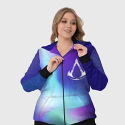 Женский 3D-костюм Assassins Creed northern cold, цвет: 3D-черный — фото 2