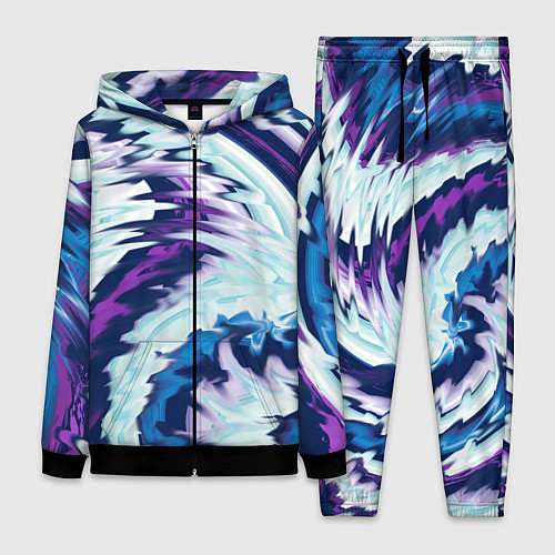 Женский костюм Размытая краска / 3D-Черный – фото 1