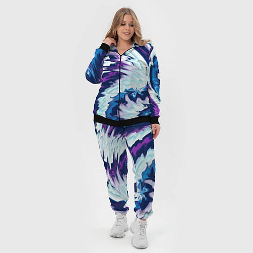 Женский костюм Размытая краска / 3D-Черный – фото 4