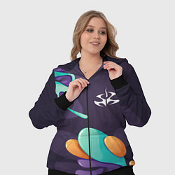 Женский 3D-костюм Hitman graffity splash, цвет: 3D-черный — фото 2