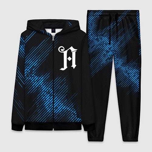 Женский костюм Architects звуковая волна / 3D-Черный – фото 1