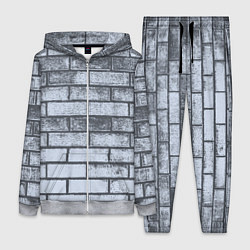 Женский 3D-костюм Grey wall, цвет: 3D-меланж
