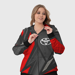 Женский 3D-костюм Toyota sports racing, цвет: 3D-черный — фото 2