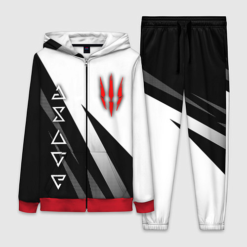 Женский костюм The witcher - знаки / 3D-Красный – фото 1