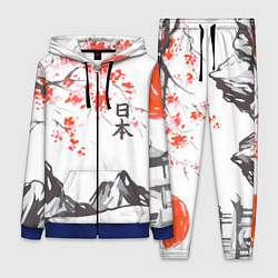 Женский костюм Цветущая сакура и солнце - Япония