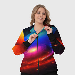 Женский 3D-костюм Неоновая галактика, цвет: 3D-черный — фото 2