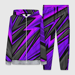 Женский 3D-костюм Спорт униформа - пурпурный, цвет: 3D-меланж