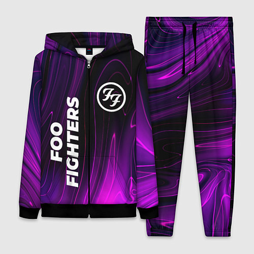Женский костюм Foo Fighters violet plasma / 3D-Черный – фото 1