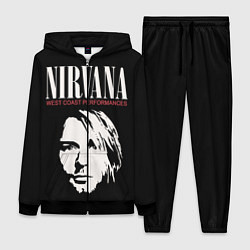 Женский 3D-костюм Nirvana - Kurt Cobain, цвет: 3D-черный