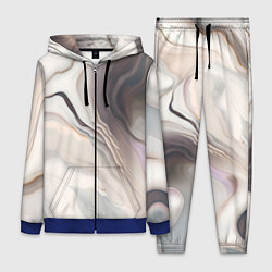 Женский костюм Нежная мраморная текстура от нейросети