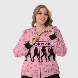 Женский 3D-костюм Blackpink силуэт, цвет: 3D-черный — фото 2
