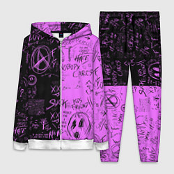 Женский костюм Dead inside purple black