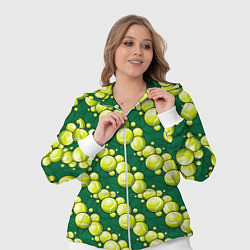 Женский 3D-костюм Большой теннис - мячики, цвет: 3D-белый — фото 2