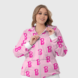 Женский 3D-костюм Барби паттерн буква B, цвет: 3D-белый — фото 2