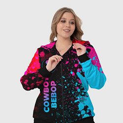 Женский 3D-костюм Cowboy Bebop - neon gradient: по-вертикали, цвет: 3D-черный — фото 2