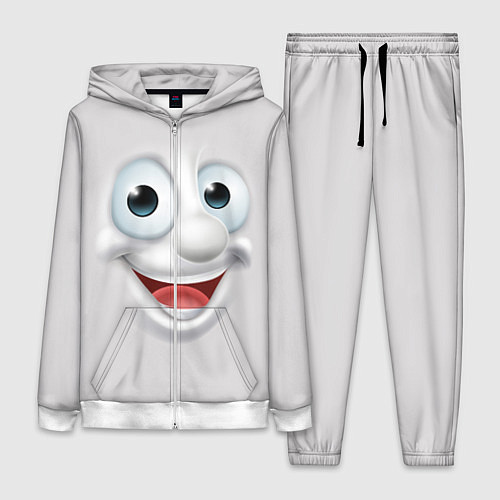 Женский костюм Милая улыбка / 3D-Белый – фото 1