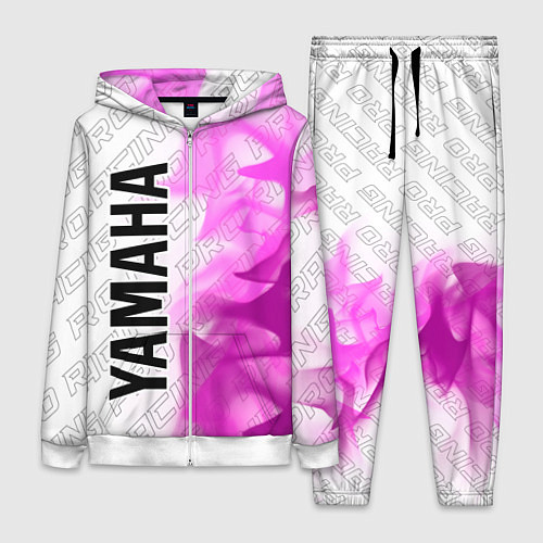 Женский костюм Yamaha pro racing: по-вертикали / 3D-Белый – фото 1