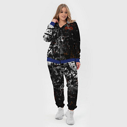 Женский 3D-костюм Граффити абстрактный рисунок, цвет: 3D-синий — фото 2