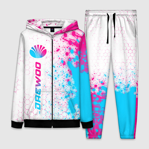 Женский костюм Daewoo neon gradient style: по-вертикали / 3D-Черный – фото 1