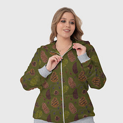 Женский 3D-костюм Шишки разные, цвет: 3D-меланж — фото 2