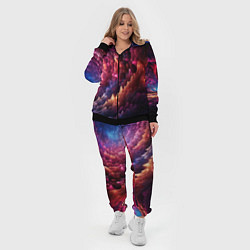 Женский 3D-костюм Звездная космическая спираль, цвет: 3D-черный — фото 2
