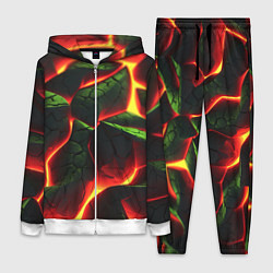 Женский костюм Зеленые плиты и лава