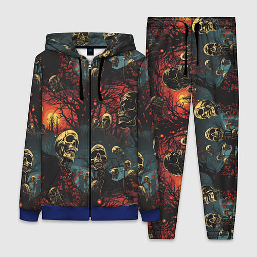 Женский костюм Нечистый дух / 3D-Синий – фото 1