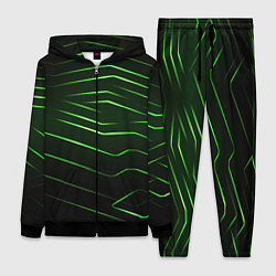 Женский костюм Green abstract dark background