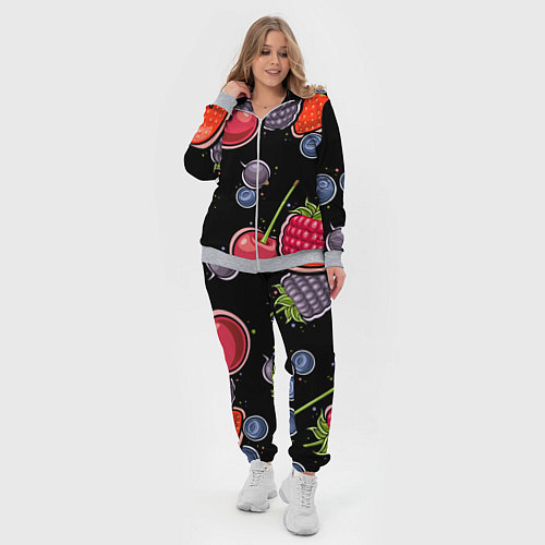 Женский костюм Плоды и ягоды / 3D-Меланж – фото 4