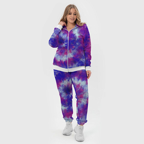 Женский костюм Tie-Dye дизайн / 3D-Белый – фото 4