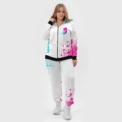 Женский 3D-костюм Danganronpa neon gradient style: надпись, символ, цвет: 3D-черный — фото 2