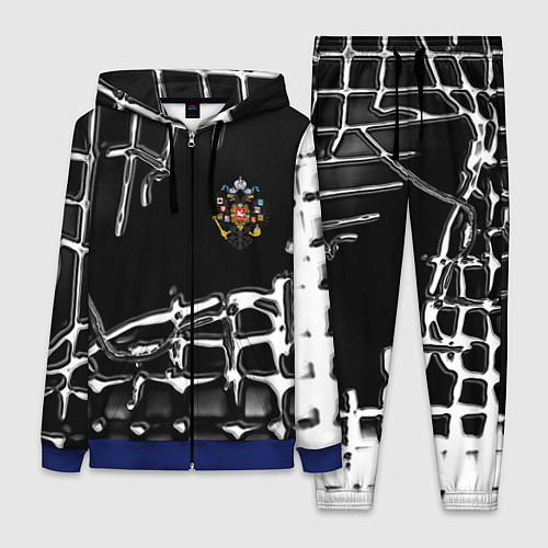 Женский костюм Россия герб РФ / 3D-Синий – фото 1