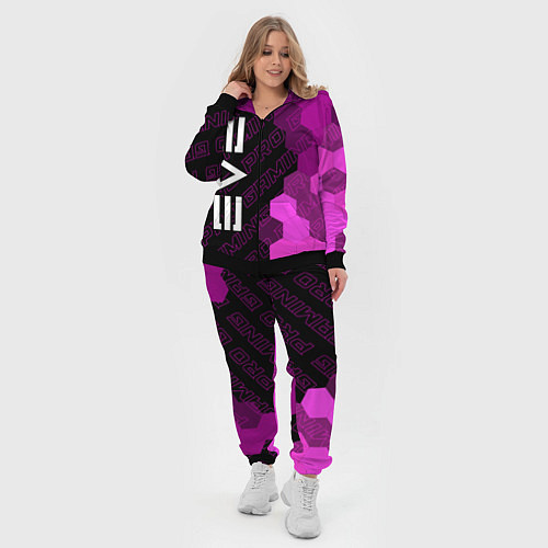 Женский костюм EVE pro gaming по-вертикали / 3D-Черный – фото 4