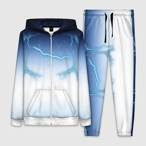 Женский костюм Молниеносный разряд / 3D-Белый – фото 1