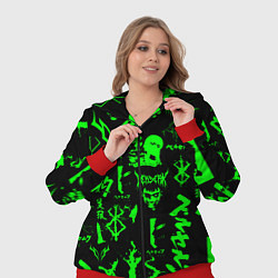 Женский 3D-костюм Berserk neon green, цвет: 3D-красный — фото 2