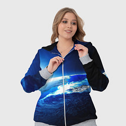 Женский 3D-костюм Восход солнца в космосе, цвет: 3D-меланж — фото 2