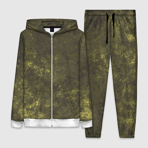 Женский костюм Абстракция - khaki background / 3D-Белый – фото 1