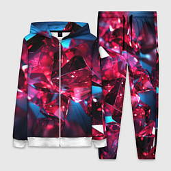 Женский костюм Стеклянные красные камни