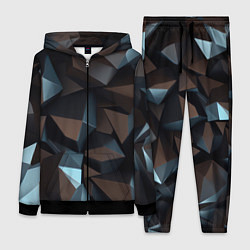 Женский костюм Черная геометрическая абстракция - объемные грани