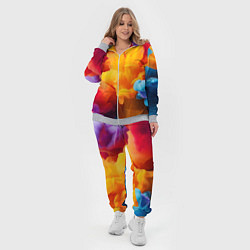 Женский 3D-костюм Цветной дым, цвет: 3D-меланж — фото 2